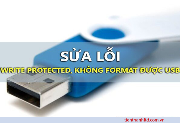 USB báo lỗi Device media is write-protected và cách sửa.