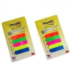 Phân trang Post it 3M - 5 màu dạ quang